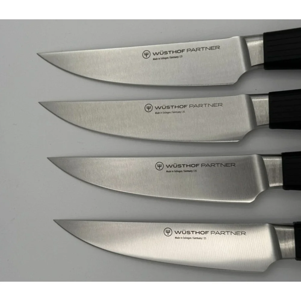 Wusthof Partner 4pc Steak Knife Set Straight Edge